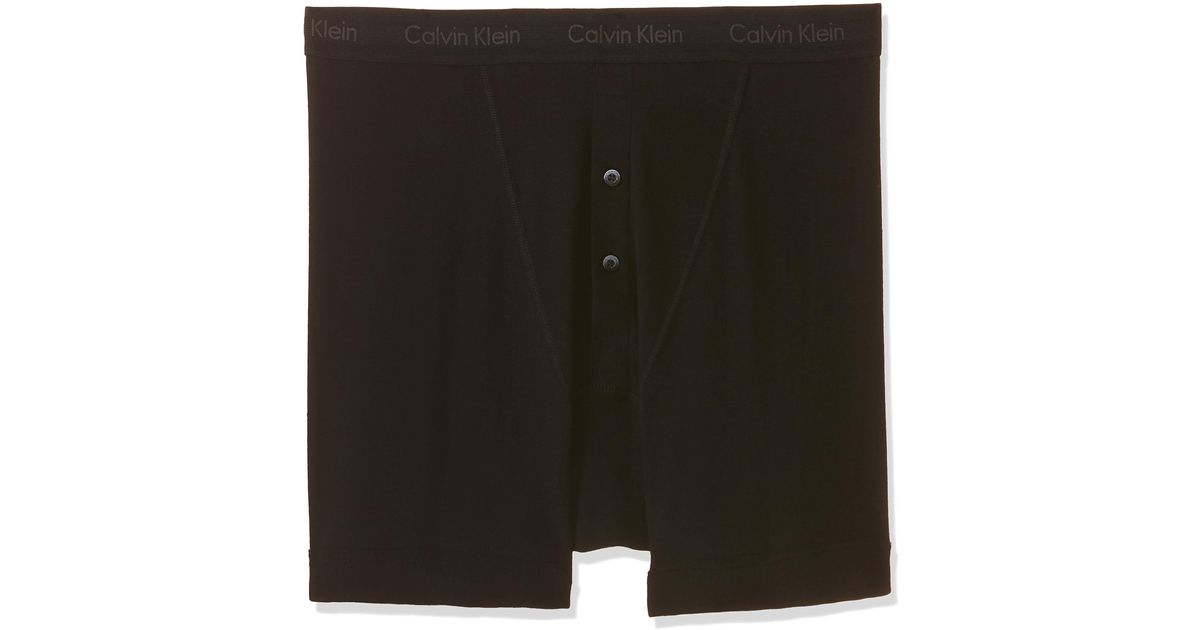 calvin klein button front boxers