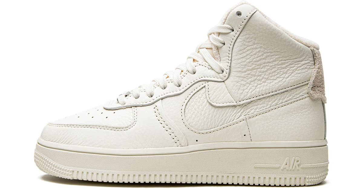Nike Air Force 1 Sculpt Womens Platform Trainers In Sail - 6 Uk in ...