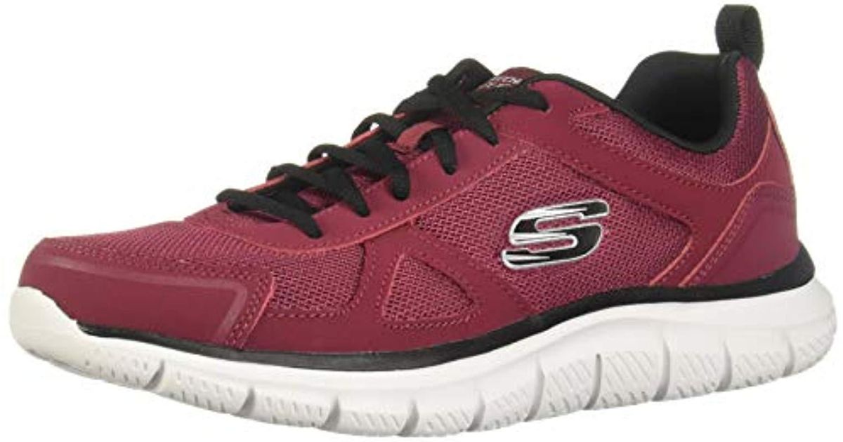 Skechers Track-scloric 52631-bbk Low-top Sneakers in Red for Men | Lyst UK