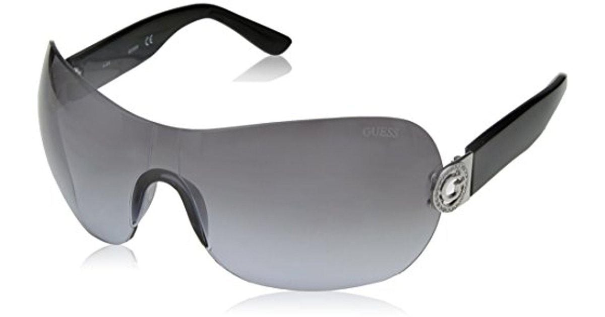 Guess Rimless Shield Sunglasses, 01b, 0 Mm | Lyst