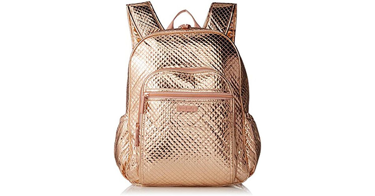vera bradley gold backpack