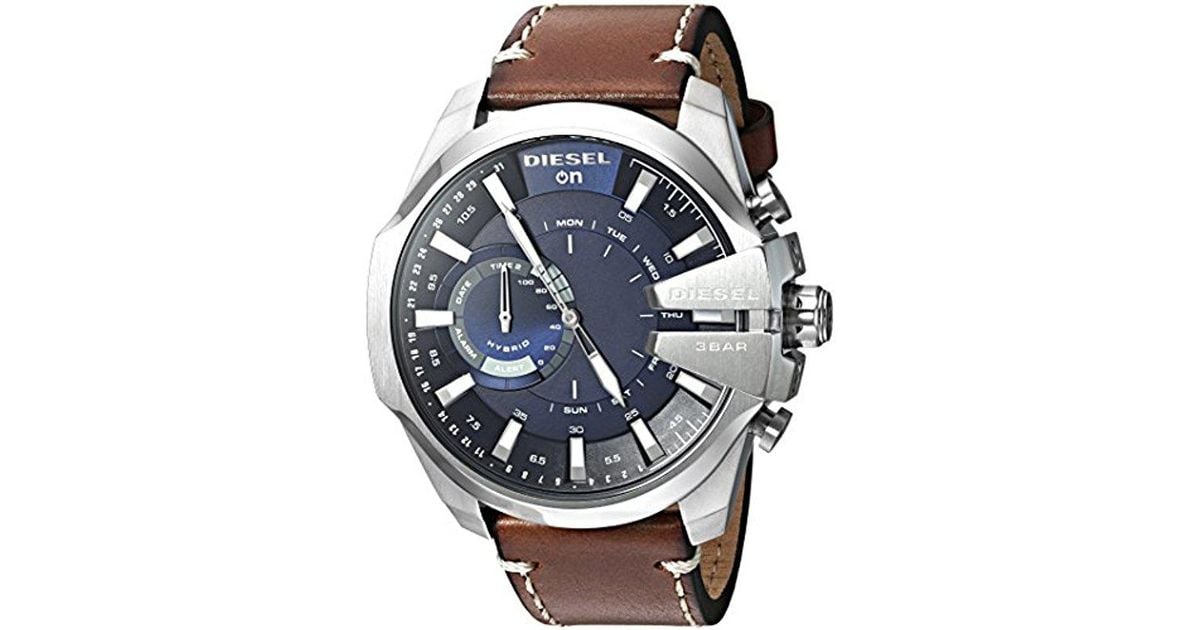 diesel on mega chief hybrid smartwatch dzt1009