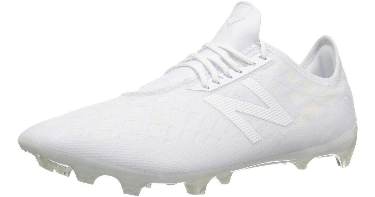 New Balance Synthetic Furon 4.0 Pro Firm Ground Soccer Shoe in White