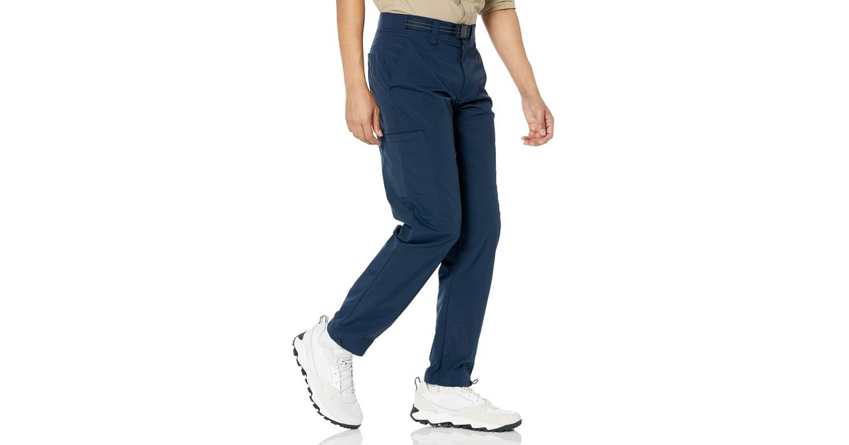 Essentials Mens Belted Moisture Wicking Hiking Pant 