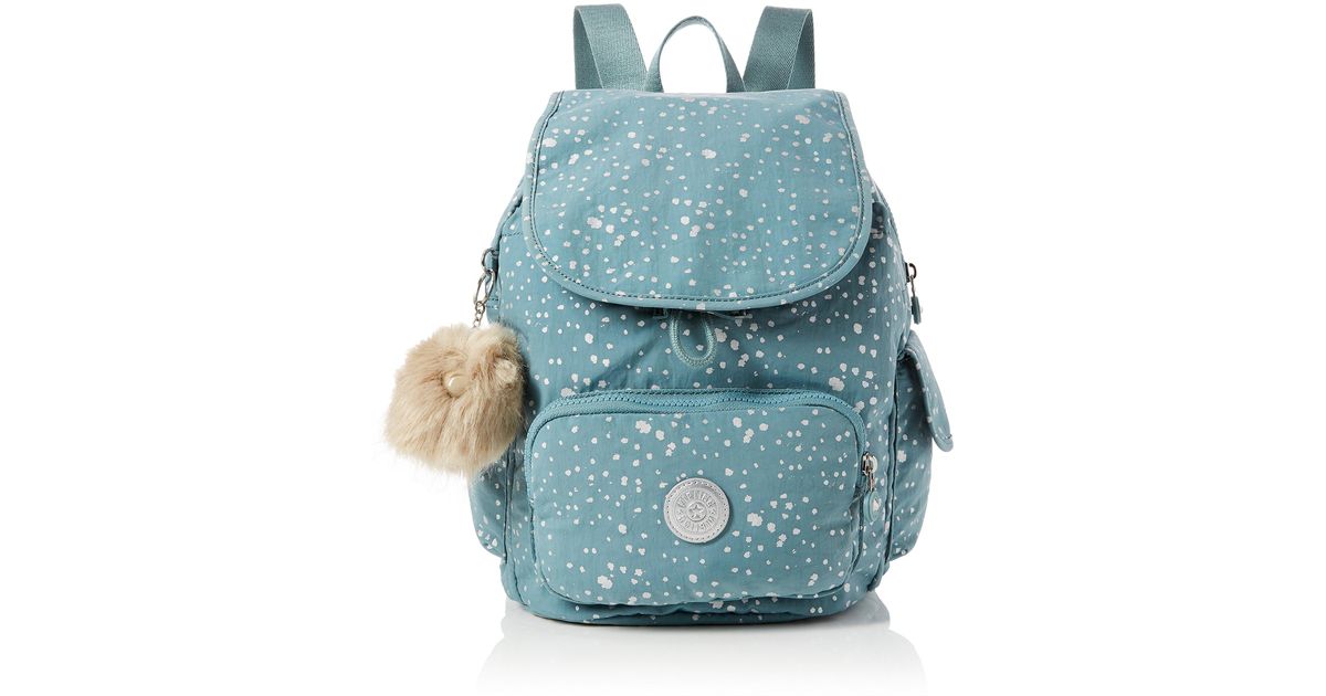 kipling city pack mini silver sky