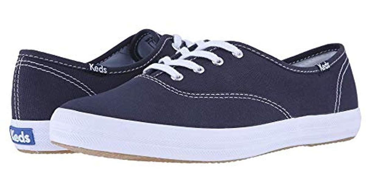 Keds Champion Original Canvas Sneaker in Navy (Blue) - Save 34% - Lyst