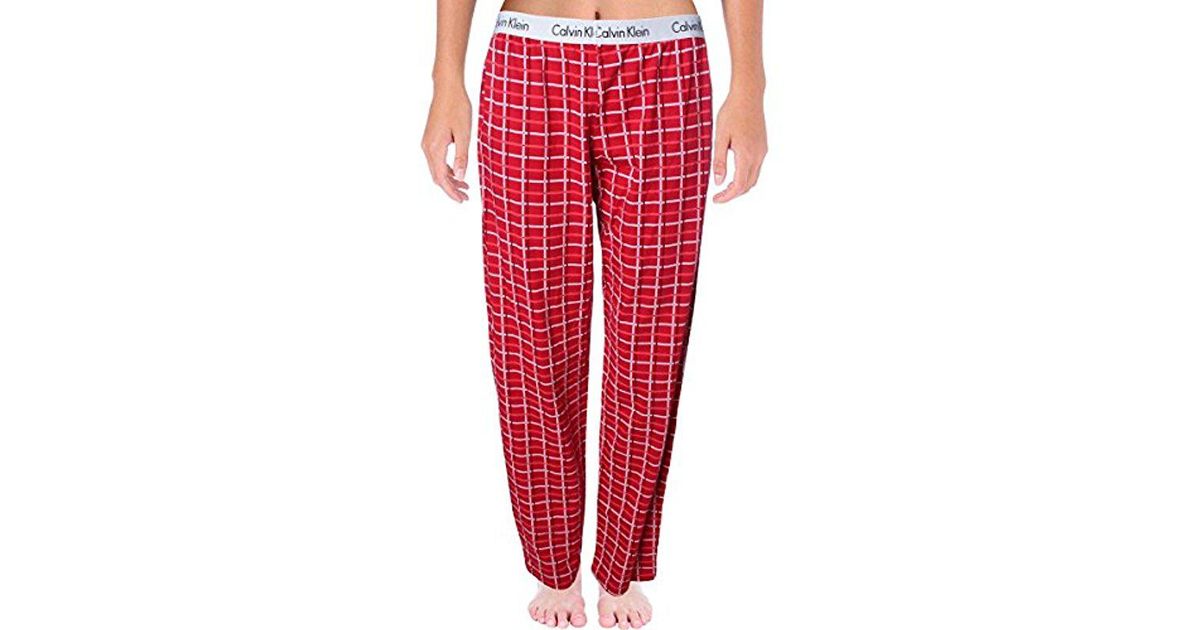 Red Calvin Klein Pants Sale, SAVE 50% - aveclumiere.com