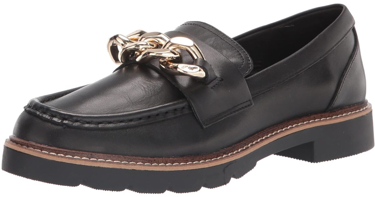 Anne Klein Emmy02f9 Penny Loafer in Black Leather (Black) - Save 30% | Lyst