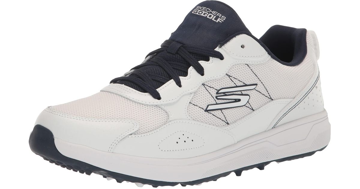 Skechers Go Prime Spikeless Golf Shoe Sneaker in White for Men | Lyst