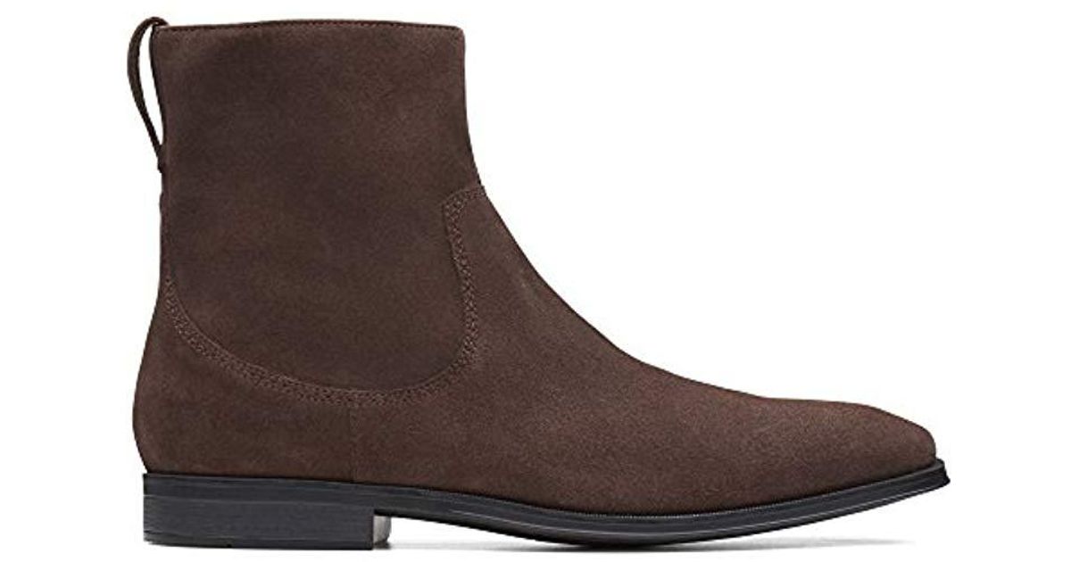 clarks gilman zip boots