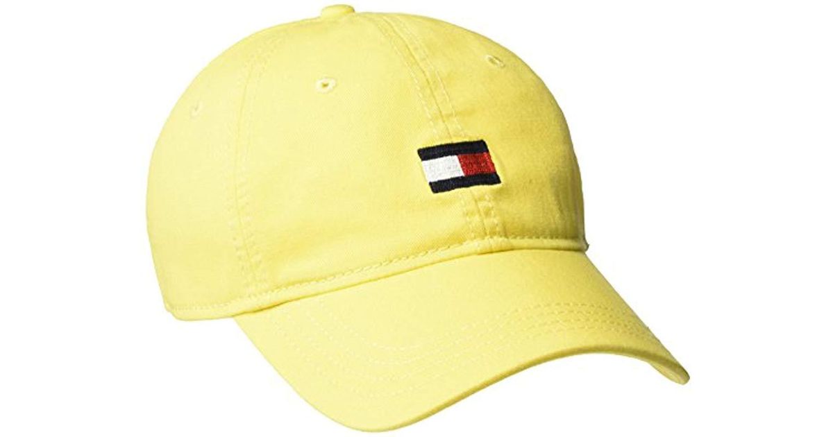 tommy hilfiger cap yellow