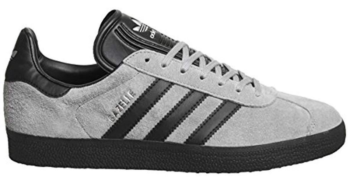 adidas gazelle grey and black