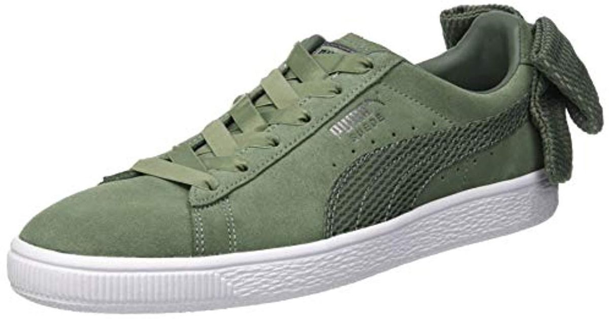puma suede bow mujer