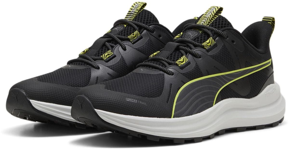 PUMA Reflect Lite Trail Road Running Shoe in Black Lyst UK
