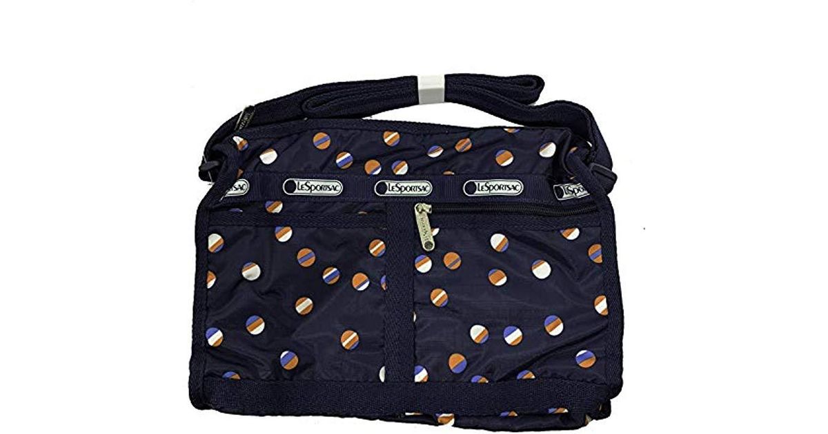 LeSportsac Classic Deluxe Shoulder Satchel in Blue Lyst