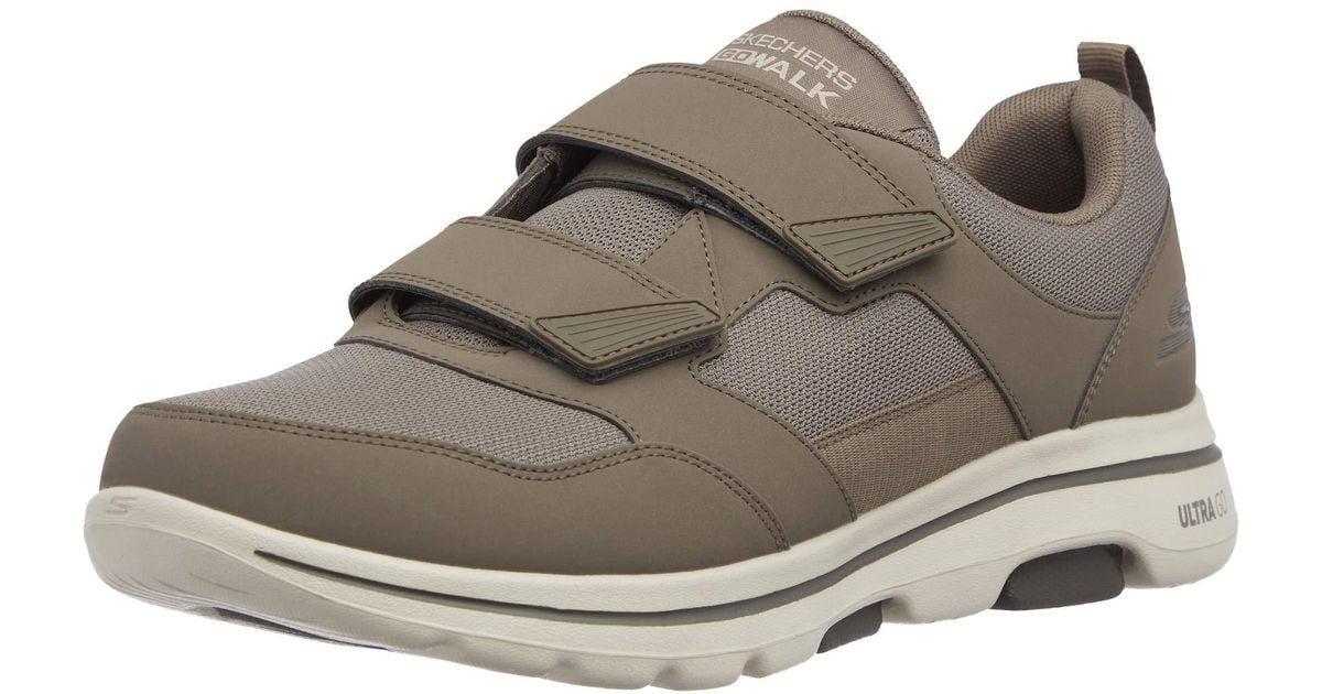 Skechers Athletic Hook And Loop Walking Shoe With Air Cooled in Khaki  (Gray) for Men - Save 16% | Lyst