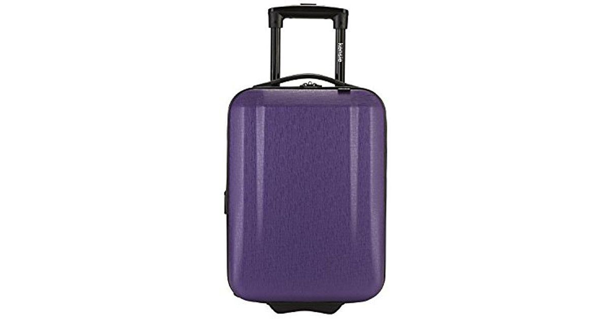 kensie purple luggage