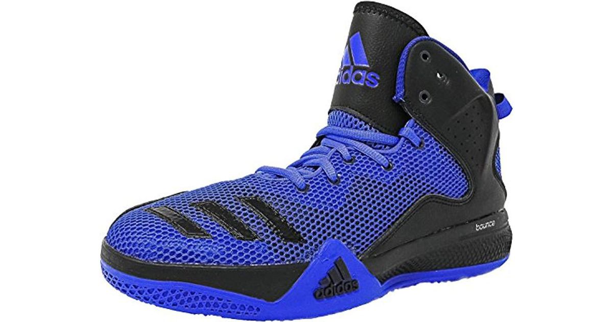adidas Synthetic Dt Bball Mid Basketball Shoe in Blue for Men Lyst