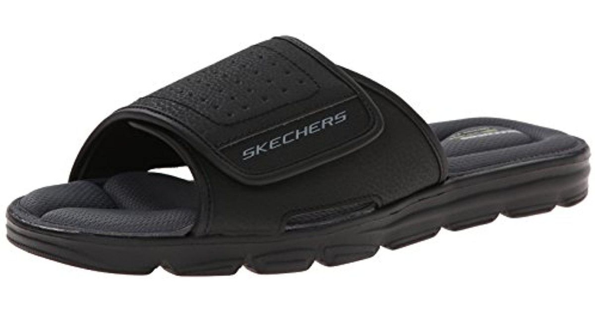 skechers sport men's wind swell slide sandal uk