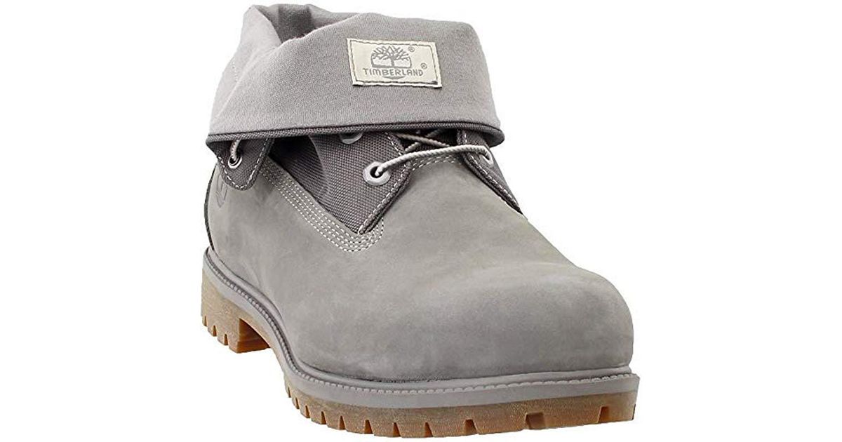 timberland men's basic single roll top ankle boot