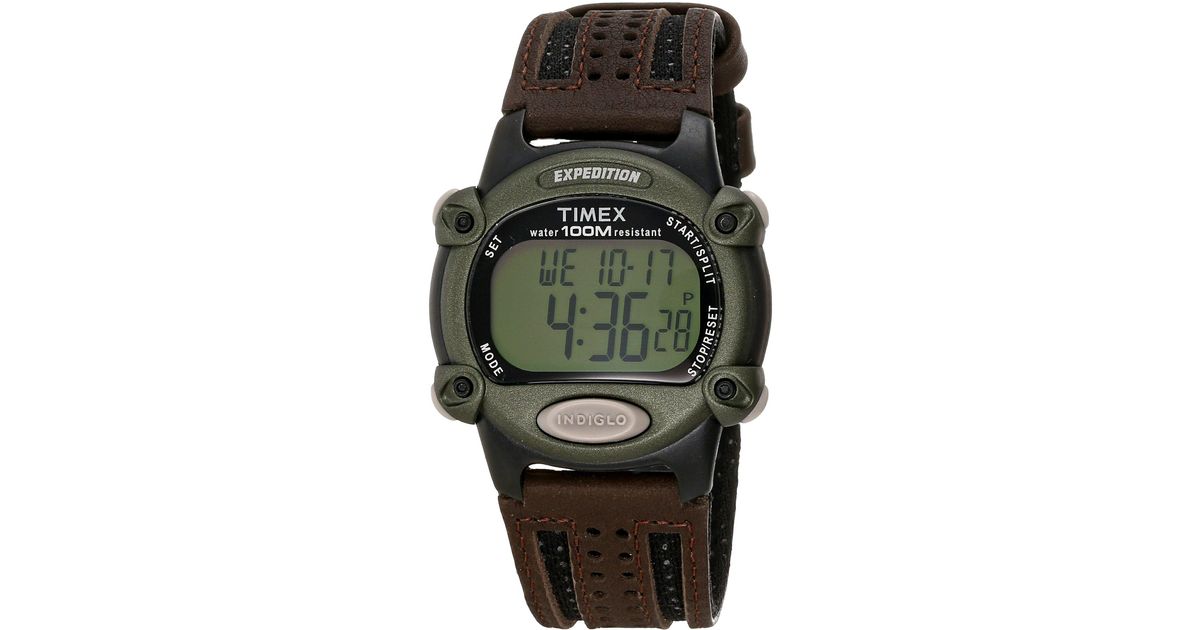 Timex Synthetic T48042 Expedition Full-size Digital Cat Brown 
