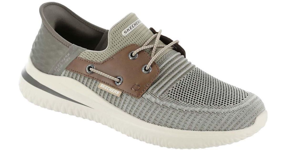 Skechers Usa Delson 3.0-roth 210606 Low Profile Bungee Lace Slip-ins in ...