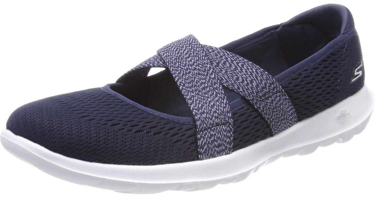 skechers mary jane navy