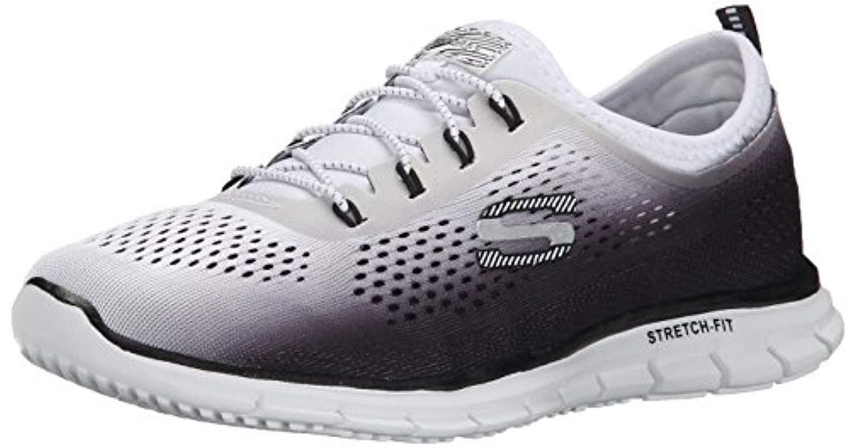 skechers sport women's glider stretch fit fearless deep space sneaker