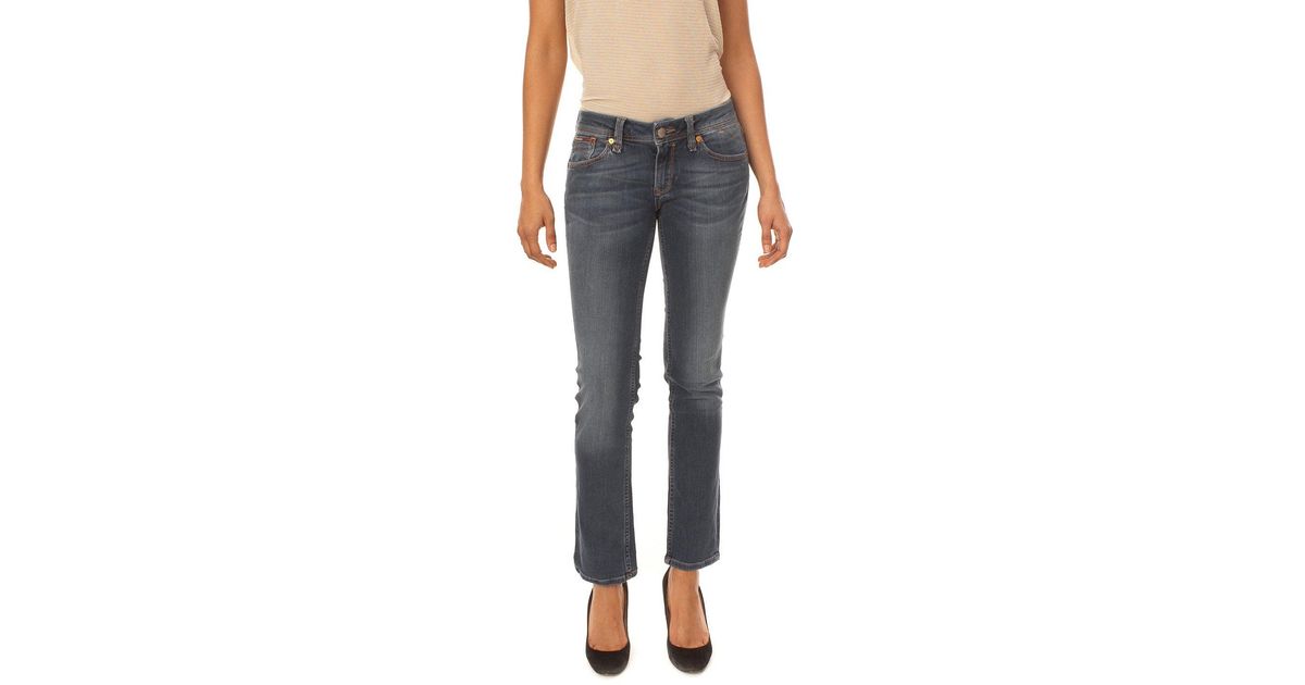 Tommy Hilfiger Suzzy Straight Jeans in Blau | Lyst DE