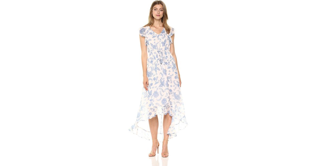 chiffon high low dress
