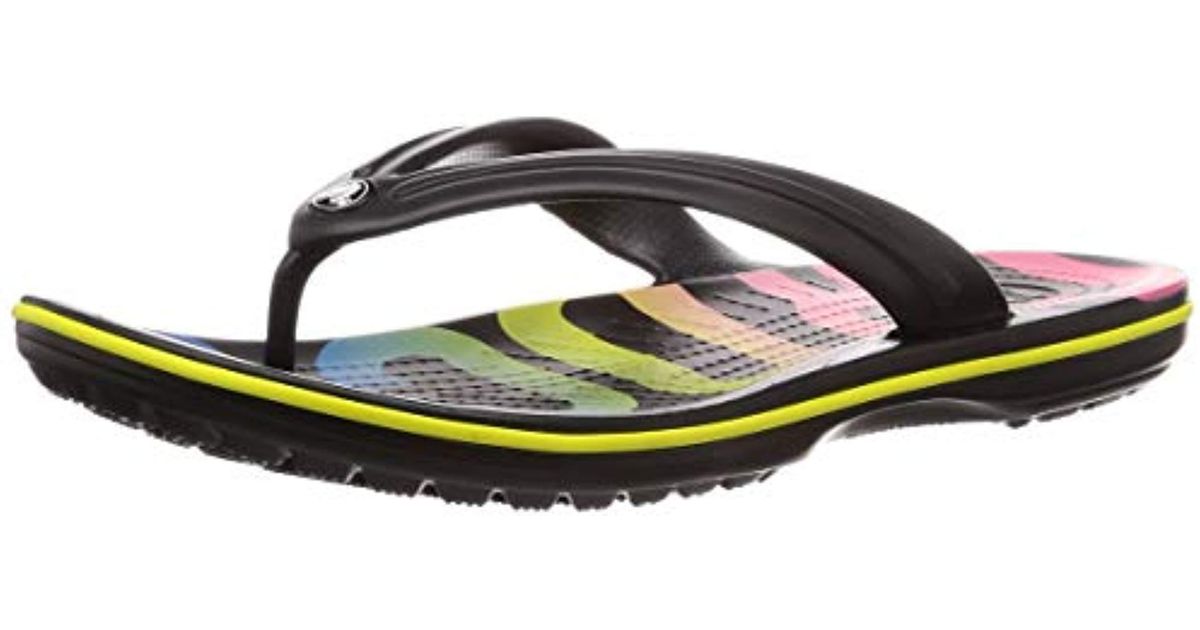 crocband printed flip