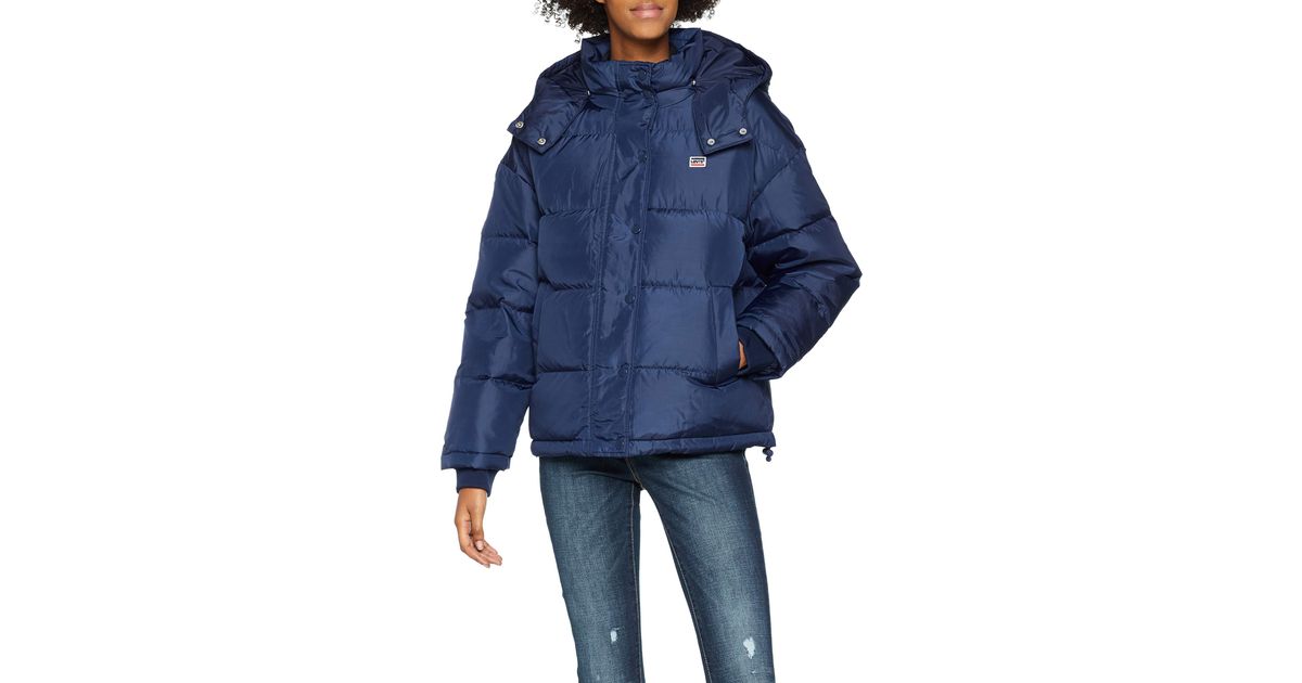 Levi's Synthetic Martina Puffer Jacket in Blue - Lyst