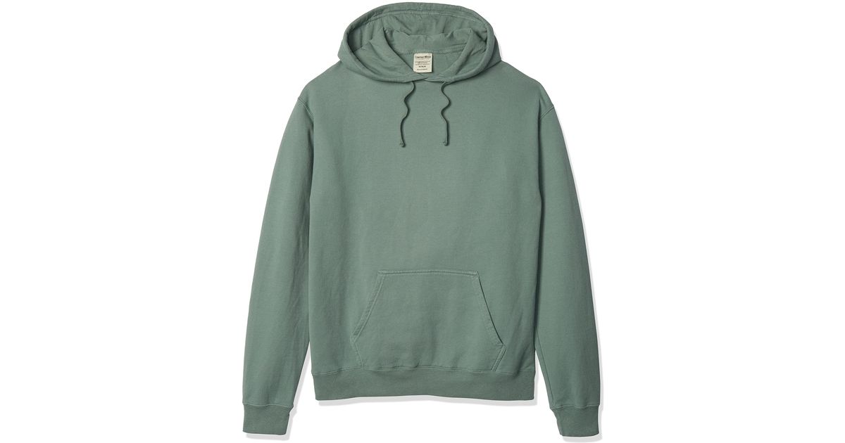Hanes Fleece Comfortwash Garment Dyed Hoodie Sweatshirt in Green for ...