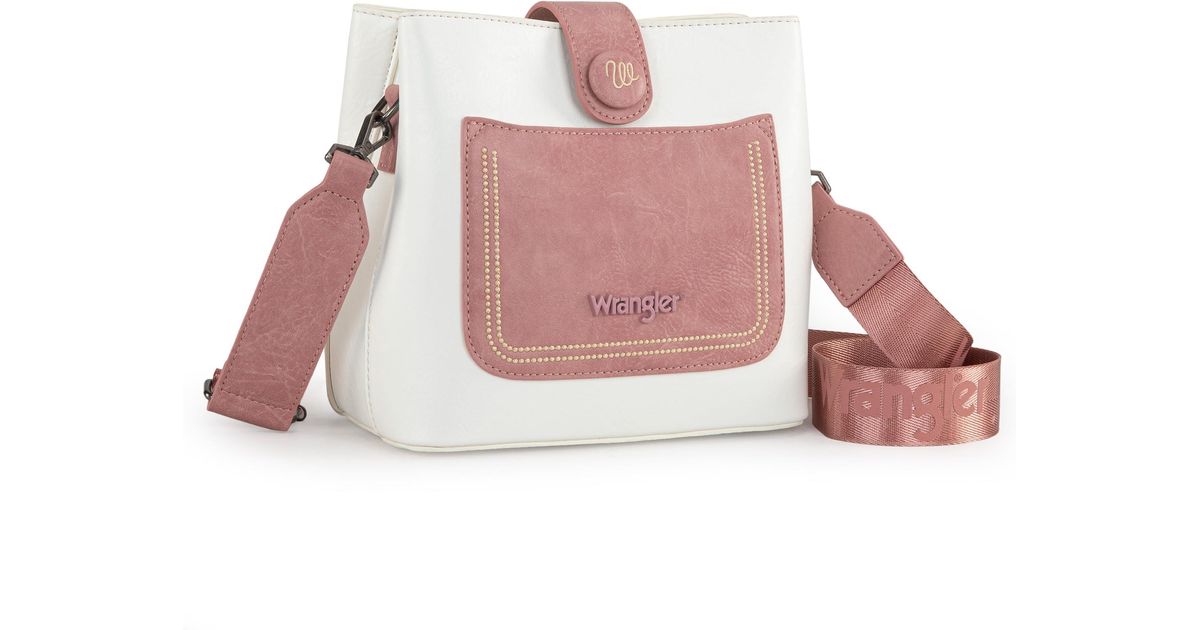 Wrangler Pink Crossbody Purses For Handbags And Shoulder Bag For Ladies