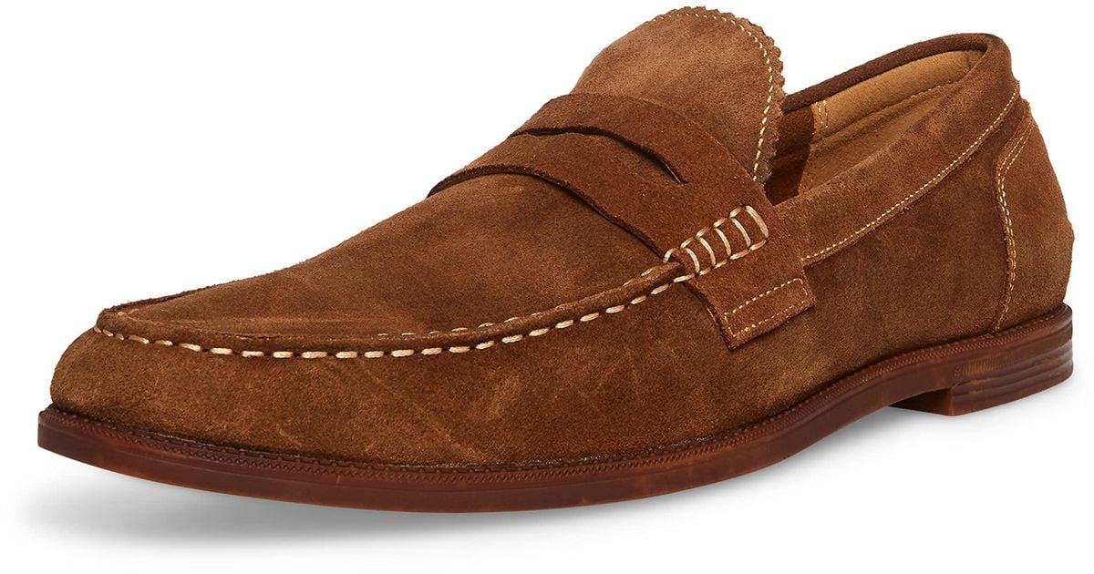 Steve Madden Ramsee Penny Loafer in Brown for Men Lyst