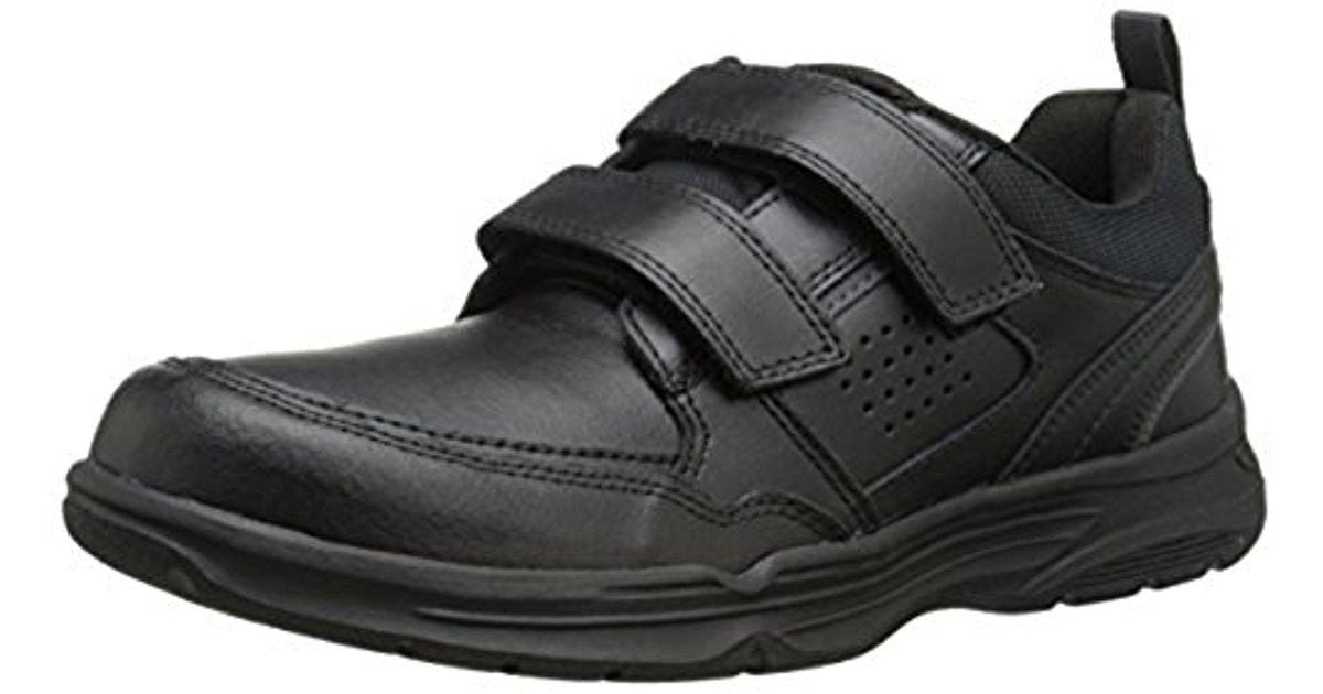 Rockport State O Motion Velcro Strap Walking Shoe- in Black for Men | Lyst