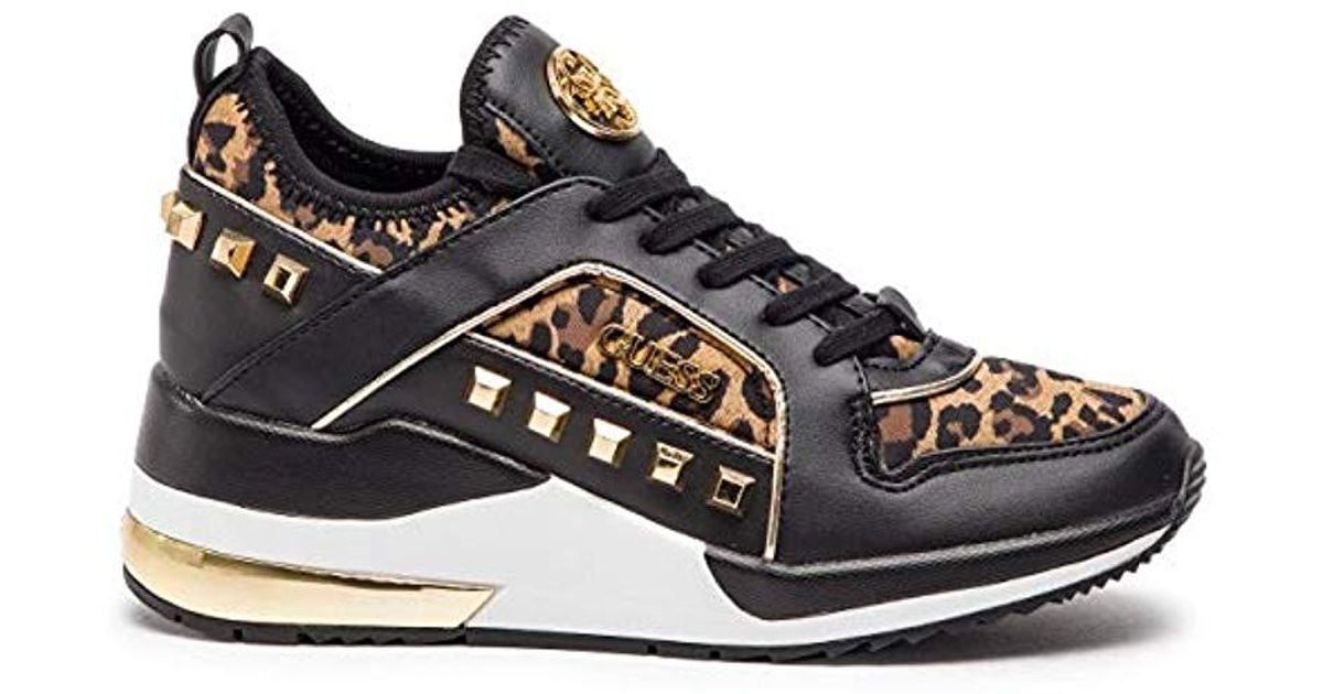 guess leopard trainers