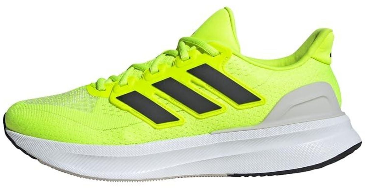 Athletic Shoes Adidas Neon Yellow Sneakers Adidas Ultrarun Running