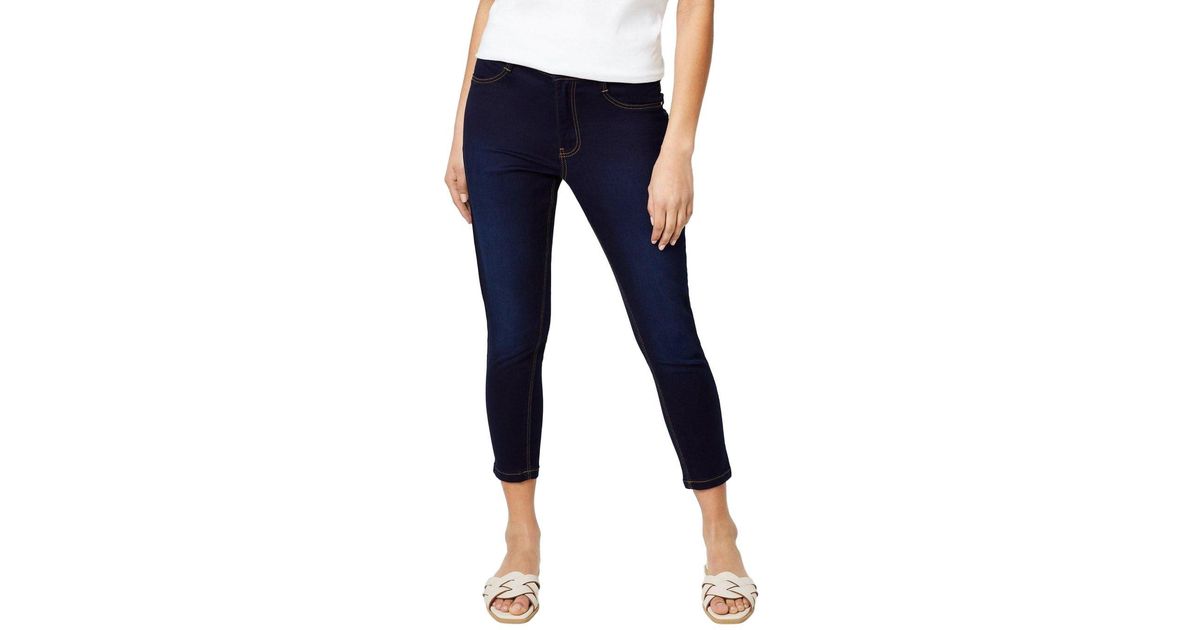Dorothy Perkins Petite Skinny Ankle Grazer Jeans in Blue Lyst UK