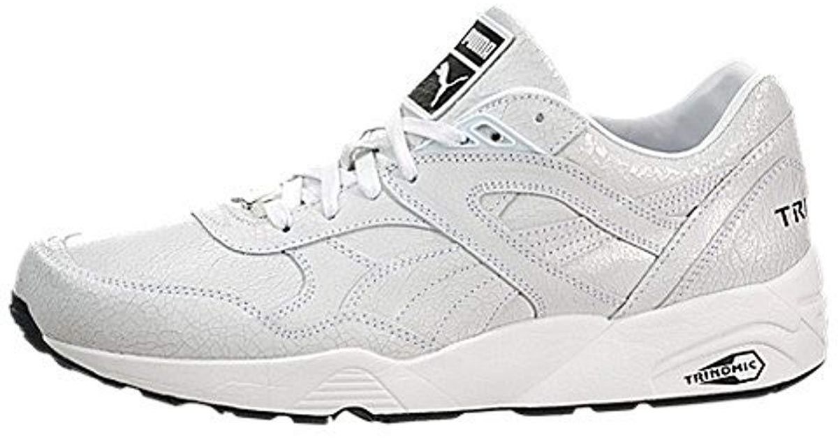 puma r698 trinomic white