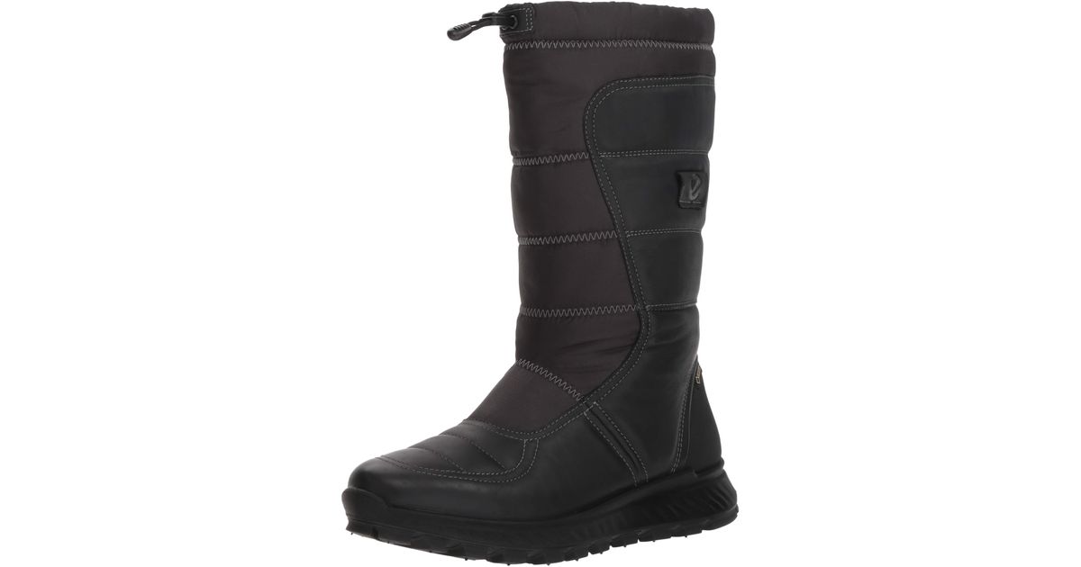 Ecco Rubber Exostrike Gore-tex Tall Snow Boot in Black/Black (Black) - Save  47% | Lyst