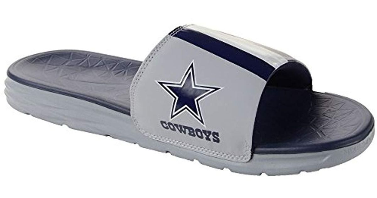 cowboys nike slides