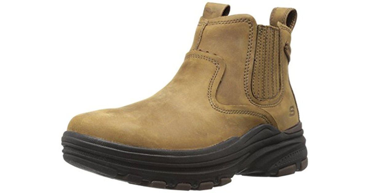 Skechers Usa Holdren Volsent Chukka Boot in Brown for Men Lyst