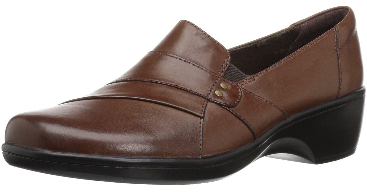 Clarks Leather May Marigold Slip-on Loafer Brown - Lyst