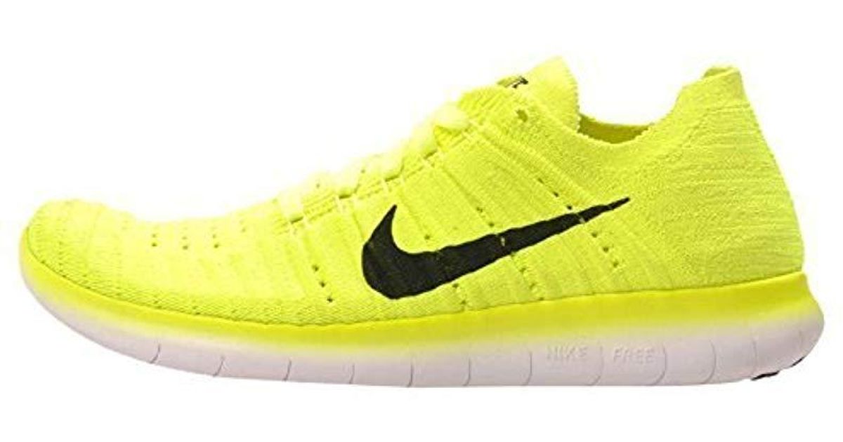 nike free rn flyknit verde