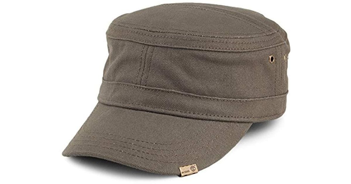 Timberland Hats Waxed Canvas Army Cap in Green for Men Lyst UK