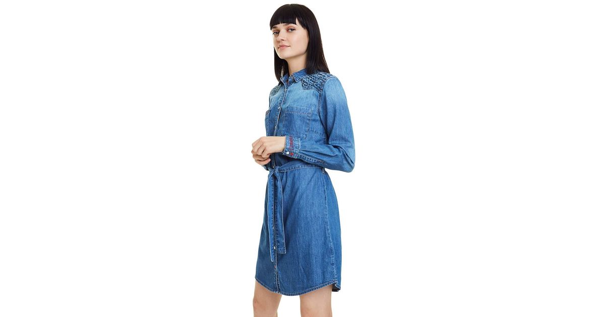 desigual denim dress