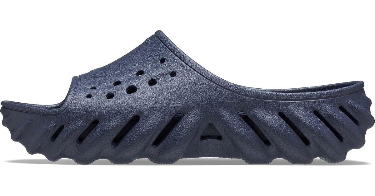 Crocs™ Echo Slide Sandal in Black | Lyst