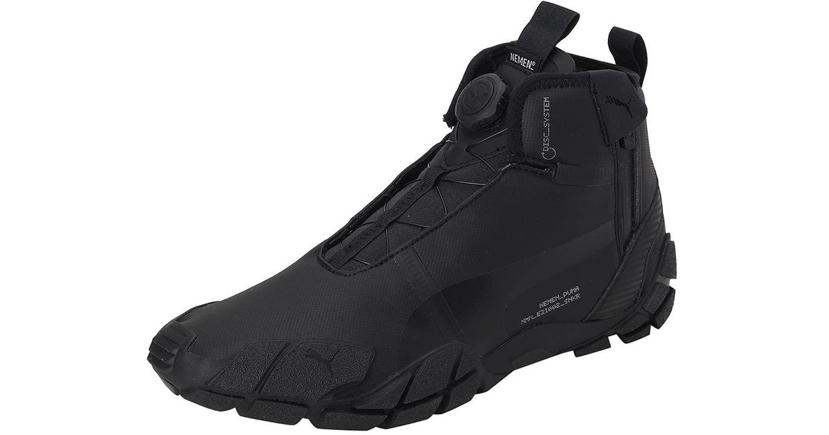 PUMA X Nemen Centaur Mid Disc Black Synthetic S Trainers 375518 01