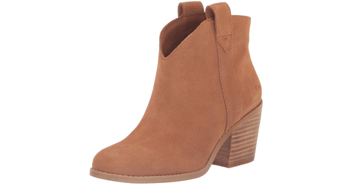TOMS , Constance Boot in Brown Lyst